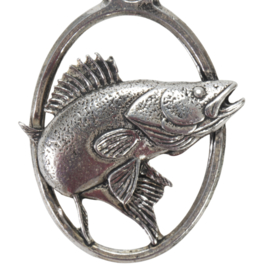 Vis Sleutelhanger Snoekbaars Sleutelhangers Vissen Snoekbaarzen Snoek Baars Zander Fishing Keyring