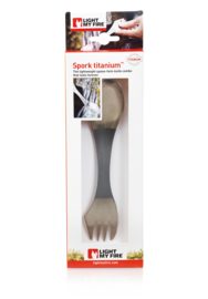 Titanium Spork - lepel, mes en vork in één