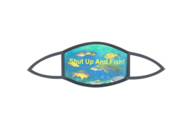Luxe mondkapje Shut Up And Fish! – mondkapjes vissen visser