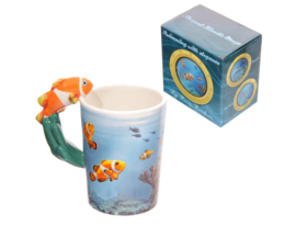 Mok Nemo In Gift Box Vismok Clownvis Drinkbeker Cadeau Mok Visser Visliefhebber In Cadeauverpakking