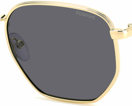 Polaroid® Golden Grey Pilot Pilotenbril Heren Zonnebril Lichtgewicht Gepolariseerde Piloten Bril