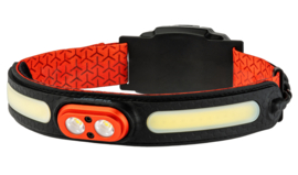 Curved Beam Breedstraler + Spot Oplaadbare Hardloop Hoofdlamp Waterdichte Hardlooplamp Sportlamp Vis