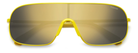 Polaroid® Metal Yellow Hornet Zonnebril Doorlopende Bril Lichtgewicht Masker Maskerbril Mask Bril