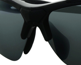 Half Rim Sports Master Zonnebril Antislip Verstelbare Neusvleugels Lichtgewicht Polaroid SportBril