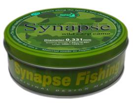 Synapse Wild Carp Camo 33/00 Camouflage Karperllijn 1.000 meter Zinkende Vislijn Extra Low Stretch