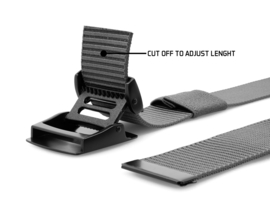 High Quality Militaire Riem Visriem 135 cm Zwart Vis Leger Verstelbaar Koppel Riemen Zonder Gaatjes