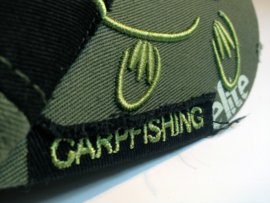 Carp Angler Cap Elite Groene Pet Karperpet Viscap Vispet Vissen