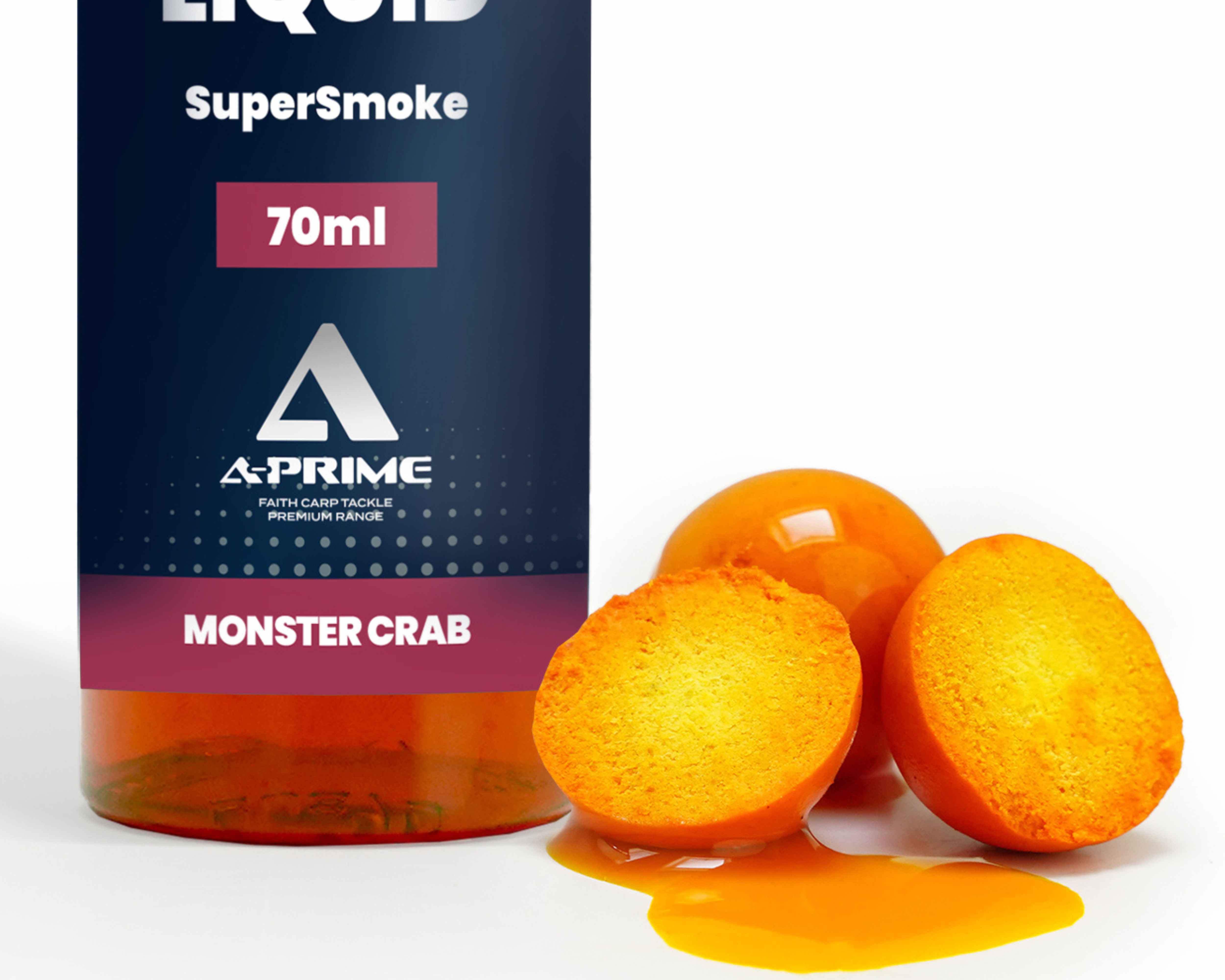 Faith A-Prime SuperSmoke Liquid Monster Crab PVA-Save Active Cloud Smoke Bait Booster Attractive