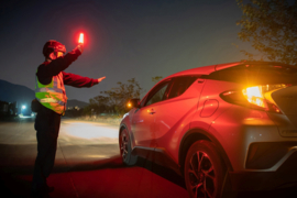 Professionele Olight Politiezaklamp Oplaadbare Politielamp Politie Zaklamp Multicolor Dirigeerlamp