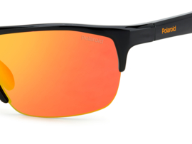 Polaroid Unisex Orange Fits All Polariserende Sportzonnebril Spiegellenzen