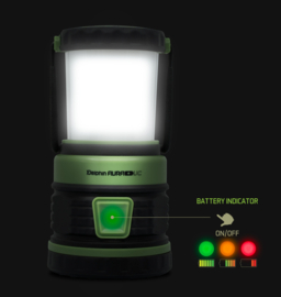 Oplaadbare Tentlamp + Powerbank Campinglamp Anti Muggenlamp Wit & Groen Licht Vislamp Jachtlamp Lamp