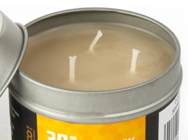 Uco Preppers 3 Lonts Rookvrije Parafine Camping Outdoor Kaars 24 Branduren Blik Noodkaars Noodpakket