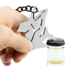 Vis Sleutelhanger Snoek + Flesopener RVS Keyring Carp Fles Opener Viscadeau Vissen Cadeau Visser