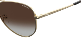 Polaroid® Gold & Platinum Classic Pilot Pilotenbril Heren Zonnebril  Lichtgewicht Piloten Bril Auto