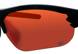 Half Rim Red Sports Master Zonnebril Antislip Verstelbare Neusvleugels Lichtgewicht Polaroid Sport