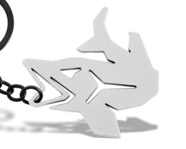 Vis Sleutelhanger Snoek + Flesopener RVS Keyring Carp Fles Opener Viscadeau Vissen Cadeau Visser