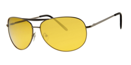 Night Vision Avond- & Nachtzonnebril auto zonnebril met gele lenzen
