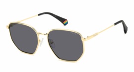 Polaroid® Golden Grey Pilot Pilotenbril Heren Zonnebril Lichtgewicht Gepolariseerde Piloten Bril