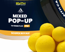Faith A-Prime Pop-Ups Scopex Royale Pop-Up Mix 14 mm + 18 mm High Attractive Snowman Single HookBait
