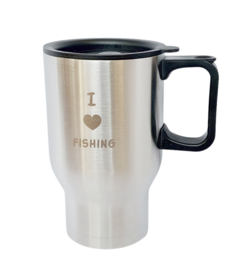 IsoSteel ‘I Love Fishing’ Thermosbeker Thermo Koffiebeker