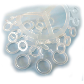 Invisible Bait Bands aas elastiekjes 8,5 mm