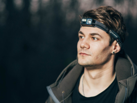 Array II Sensor Oplaadbare Hoofdlamp Handsfree bedienbaar(!) Waterdichte Sport Hoofdlamp