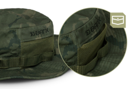 Boonie Carp Camou Hat Groene Vishoed Karperhoed Zonnehoed + Kinband Vis Hoed Vissershoed Oprolbaar