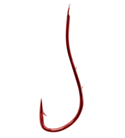 10 x Paling Onderlijn 70 cm 30/00 Haakmaat 4 Rode Haak Aal Palinghaak Palinghaken Palingonderlijnen