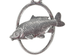 Vis Sleutelhanger Karper Schubkarper Sleutelhangers Vissen Karpers Schub Karper Carp Fishing Keyring