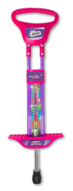 Luxe Verlichte PogoFlasher Pogostick Roze 89 cm Pogo Stick 35 Kilo Springstok Met Led Verlichting