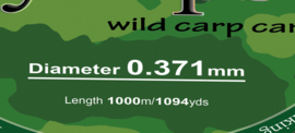 Synapse Wild Carp Camo 37/00 Camouflage Karperllijn 1.000 meter Zinkende Vislijn Extra Low Stretch