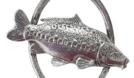 Vis Sleutelhanger Spiegelkarper Spiegel Karper Sleutelhangers Vissen Karpers Carp Fishing Keyring