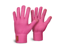 Pink Lady Roze Dames Meisjes Handschoenen One Size Touchscreen Rose Vissen Vrouw Vis Vishandschoenen