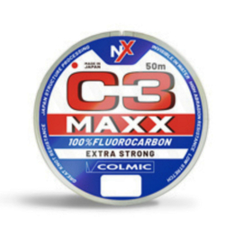 Colmic C3 MAXX Fluor Carbon Fluorocarbon 23/00 Lijn Onderlijnmateriaal Sterke Fluo Vislijn Onderlijn