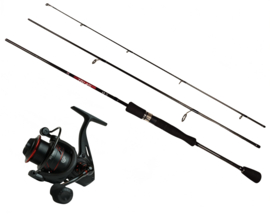 Luxe Reishengel Set 3-delig Vakantie Oversteek Werphengel 2.10 m + Werpmolen 76 cm Past In Koffer
