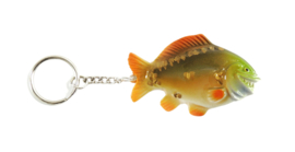 Gekleurde Vis Sleutelhanger Smiley Carp