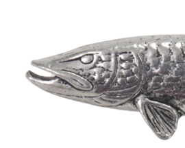 Visspeld Zwemmende Snoek Speldje Snoeken Vis Speld Vissen Snoekvissen Snoeken Pin Hoed Vest Visser