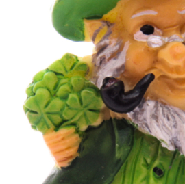 Magneet Koelkastmagneet Ierse St Patrick’s Day Gelukskabouter Met Klaverblad Leprechaun Geluk Klaver
