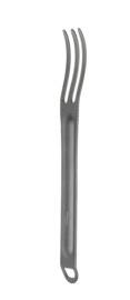 Titanium Bestekset Spork Mes Vork Lepel + Opbergcase