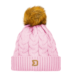 Pink Lady Roze Dames Meisjes FleeceMuts One Size Lichtroze Licht Rose Vismuts Vrouw Vis Vismutsen