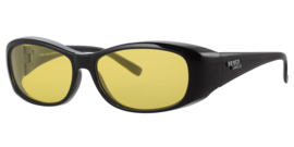 Polariserende overzetzonnebril nachtbril met gele lenzen