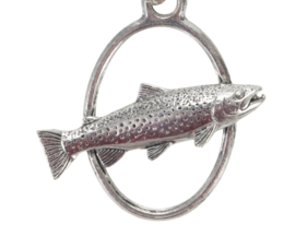 Sleutelhanger Forel Vissen Forelvissen Vliegvissen Keyring Fly Fishing Sleutelhangers Vlieg Vis