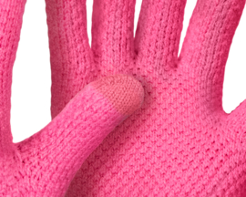 Pink Lady Roze Dames Meisjes Handschoenen One Size Touchscreen Rose Vissen Vrouw Vis Vishandschoenen