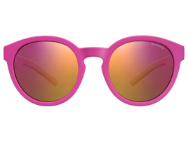 Polaroid® Onbreekbare Lichtgewicht Kinderzonnebril 4 - 10 jaar Power Pink Bril Extra UV-Bescherming