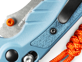 Benchmade Adira Magnacut Steel Blue Zakmes + Paracord Vouwmes Vismes Inklapbaar Mes Stonewash Coated