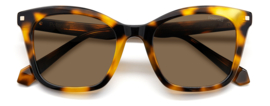 Polaroid® Lady Leopard Dames Zonnebril Havanna Bruin Gepolariseerde Dameszonnebril Zomerbril Bril