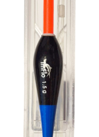 Luxe Kant-en-klaar Vistuigje Heidi 14/00 - Haak 14 - Dobber 1,5 gram Witvistuigje Wedstrijdtuigje