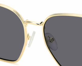 Polaroid® Golden Grey Pilot Pilotenbril Heren Zonnebril Lichtgewicht Gepolariseerde Piloten Bril