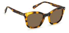 Polaroid® Lady Leopard Dames Zonnebril Havanna Bruin Gepolariseerde Dameszonnebril Zomerbril Bril