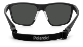 Polaroid® Floating Watermaster Black & Grey Drijvende Antislip Sport Zonnebril + Gratis Waterband